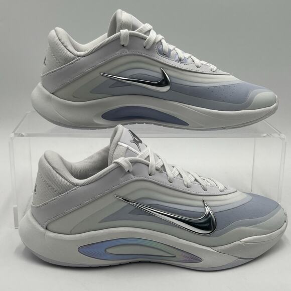 Womens Size 8 Nike A'One Summit White Basketball Training FZ8605 100 - Picture 1 of 5